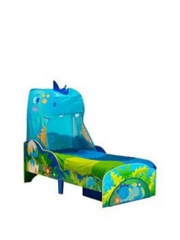 Worlds Apart Dinosaur Toddler Bed with Canopy and Storage, One Colour