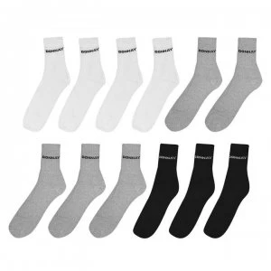 Donnay Quarter Socks 12 Pack Mens - Multi
