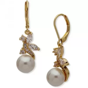 Ladies Anne Klein Gold Plated Stunning Stones Earrings