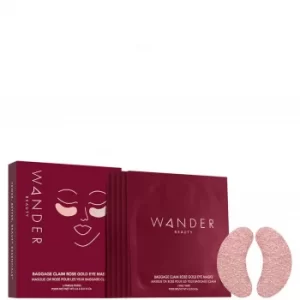 Wander Beauty Baggage Claim Rose Gold Set of 6 Eye Masks 0.84 oz