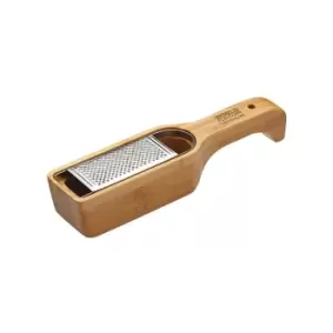 World Of Flavours - Italian Bamboo Grater with Holder