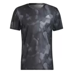 adidas adidas Print T Shirt Mens - Black