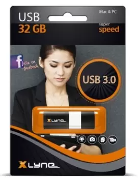 xlyne 32GB USB3.0 Wave USB flash drive USB Type-A 3.2 Gen 1 (3.1...