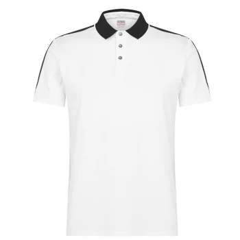 Guess Guess Tape Polo Shirt - White