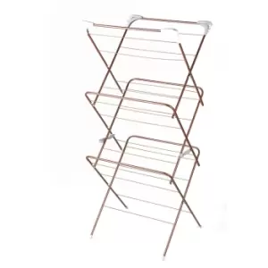 Beldray Elegant Clothes Airer, 15 Metre Drying Space - Rose Gold