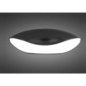 Diyas - Ceiling lamp Pasion 4 E27 bulbs, glossy black/white aryl/polished chrome