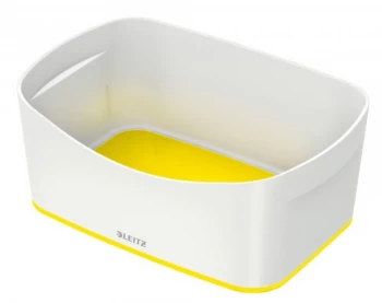 Leitz Storage Tray WOW 52571016 White, Yellow Plastic 24.6 x 16 x 9.8cm 1
