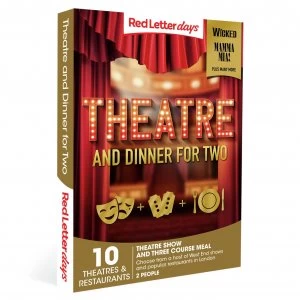 Red Letter Days Theatre & Dinner For Two Gift Experience