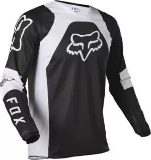 FOX 180 Lux Motocross Jersey, black-white, Size 2XL, black-white, Size 2XL