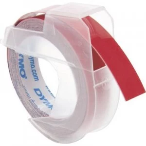 DYMO S0898150 Labelling tape Tape colour: Red Font colour: White 9mm 3 m