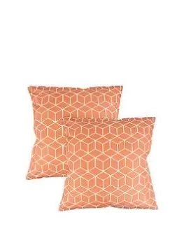 Streetwize Accessories Cube Design Pair Of Scatter Cushions
