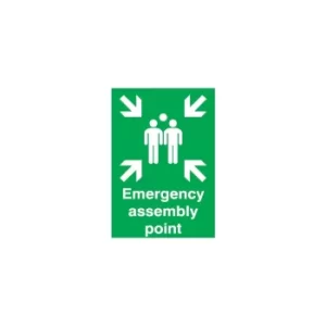 Emergency Assembly Point 420X297MM Self Adhesive