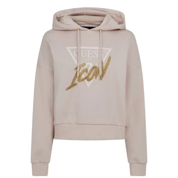 Guess Icon Hoodie - MOCCASIN