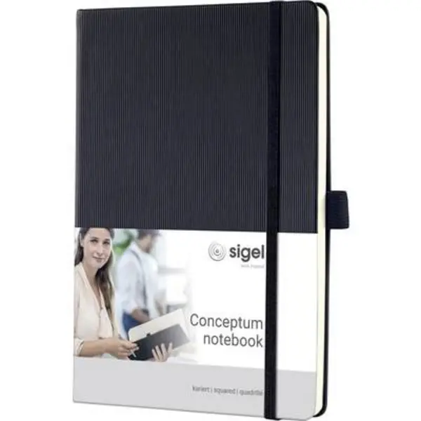 Sigel Sigel CONCEPTUM CO121 Notebook Squared Black No. of sheets: 97 A5 CO121