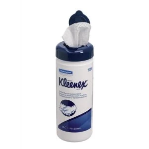 Kleenex Hand and Surface Sanitising Wipes Tub 50 Wipes