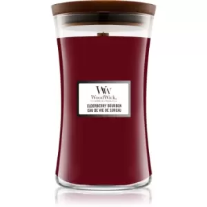 Woodwick Elderberry Bourbon scented candle 609,5 g