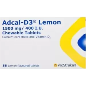 Adcal-D3 Lemon flavoured 56 Chewable Tablets