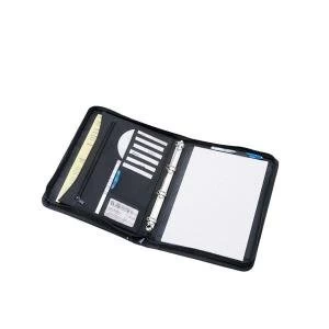 Office A4 Zipped Conference Ring Binder Capacity 30mm Leather Look