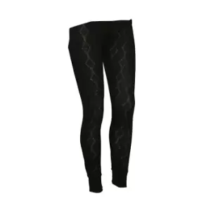 Ladies/Womens Thermal Wear Long Jane Polyviscose Range (British Made) (Hip Fit: 30-32inch (8-10)) (Black)