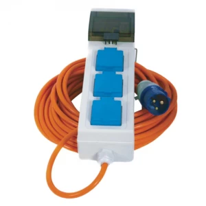 Crusader Mains Supply Unit with 3 Sockets 20m Cable