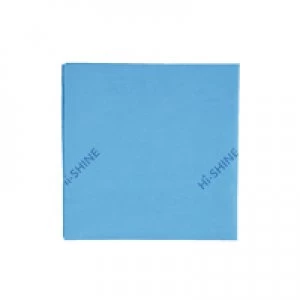 Robert Scott Hi-Shine Shine Cloth Blue 40x40cm Pack of 10 IDHB410O