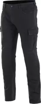 Alpinestars Cargo Motorcycle Textile Pants, black, Size 38, black, Size 38