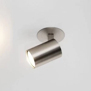 1 Light Recessed Flush Reading Lamps Matt Nickel, GU10