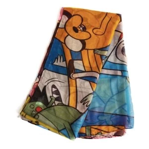 Adventure Time - Characters All-Over Print Unisex Scarf - Multi-Colour