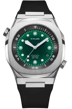 D1 Milano Watch Subacqueo Diver Deep Green