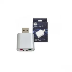 Evo Labs Plug and Play Virtual 7.1 Channel USB Sound Card