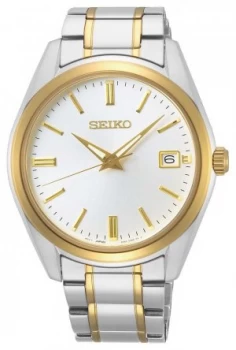 Seiko Conceptual Gents Quartz Two-Tone Bracelet Silver Watch