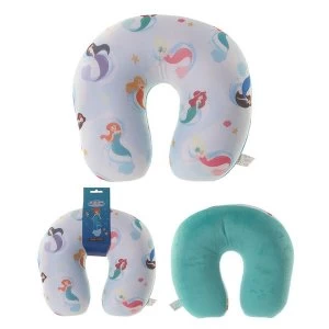 Mermaid Design Handy Travel Pillow