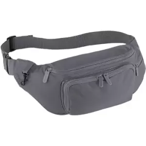 Belt Bag - 2 Litres (Pack of 2) (One Size) (Graphite Grey) - Quadra