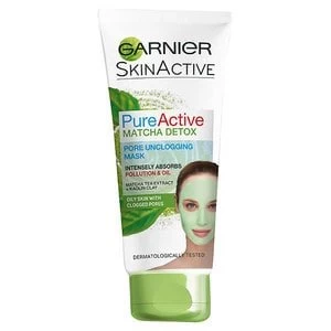 Garnier Pure Active Matcha Clay Detox Mask Oily Skin 100ml
