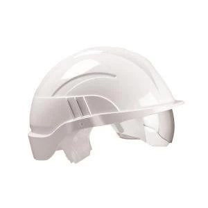 Centurion Vision Plus Safety Helmet Integrated Visor White Ref