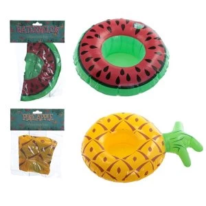 Funky Tropical Inflatable Drinks Holder (1 Random Supplied)