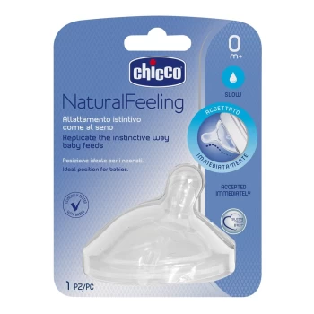 Chicco Teat NaturalFeeling 0M + (Normal Flow)