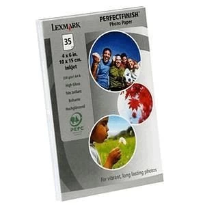 Lexmark (A6) PerfectFinish Photo Paper (35 Sheets)