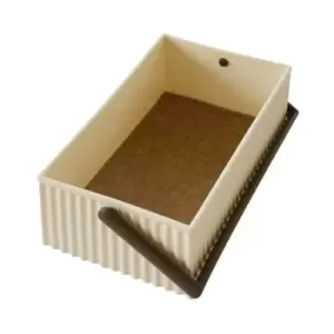 Hachiman Omnioffre Stacking Storage Box Small - Beige