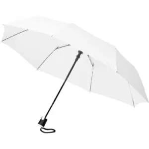 Bullet 21" Wali 3-Section Auto Open Umbrella (One Size) (White)