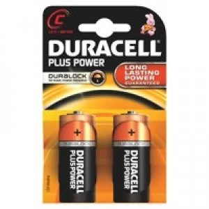 Duracell C Plus Batteries PK2