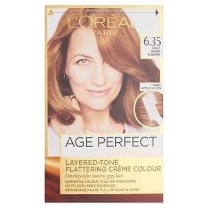 Excellence Age Perfect 6.35 Light Warm Auburn Hair Dye Auburn