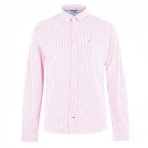 IZOD Oxford Stripe Shirt - Salt Red648