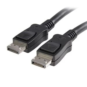 StarTech 0.5m Short DisplayPort 1.2 Cable with Latches M/M - DisplayPort 4k