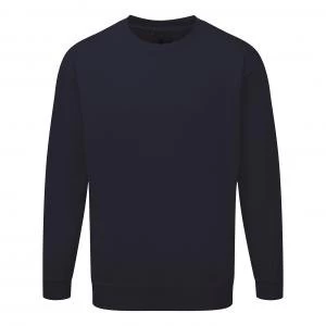 SuperTouch Large Sweatshirt PolyesterCotton Fabric with Crew Neck Navy