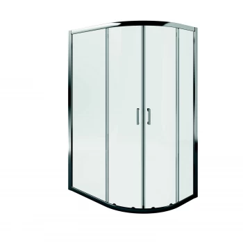 Aqualux Offset Quadrant Shower Enclosure - 1000 x 800mm