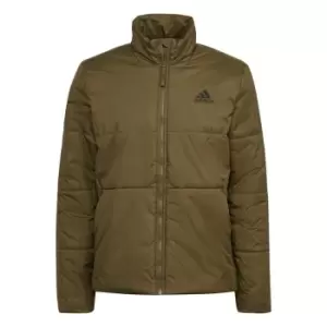 adidas BSC 3-Stripes Insulated Jacket Mens - Green