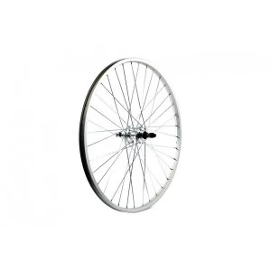 Wilkinson Wheel Alloy 26 x 1.75 MTB Silver Double Wall Q/R Disc Freewheel Rear