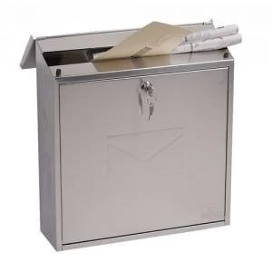 Phoenix Casa Front Loading Mail Box MB0111KS in Stainless Steel with