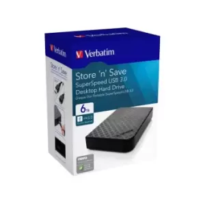 Verbatim Store N Save 3.5' (8.89Cm) Gen 2 6TB USB 3.0